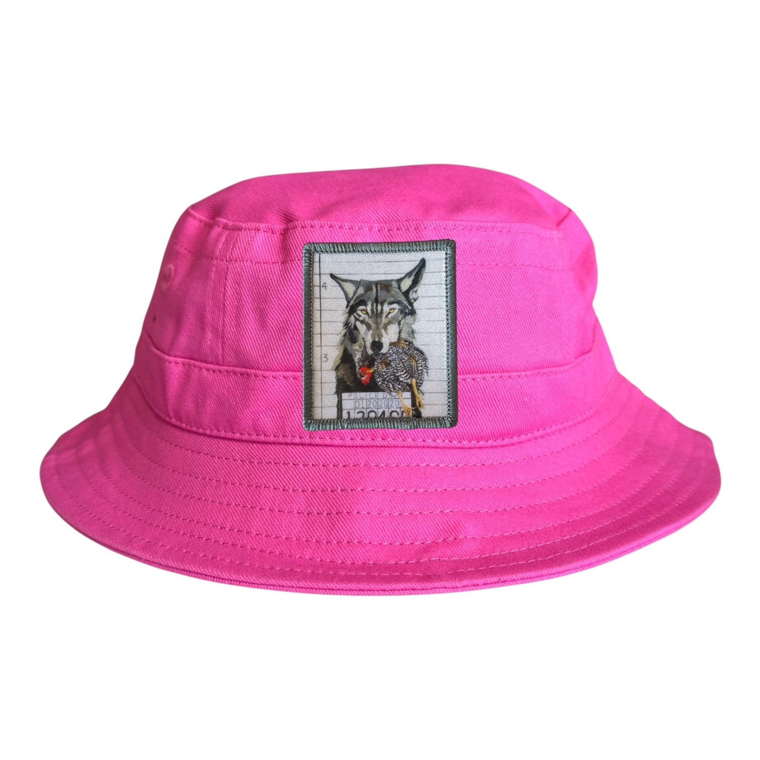 Neon Fuchsia Toddler Bucket Hat Hats FlynHats The Usual Suspects: Wolf