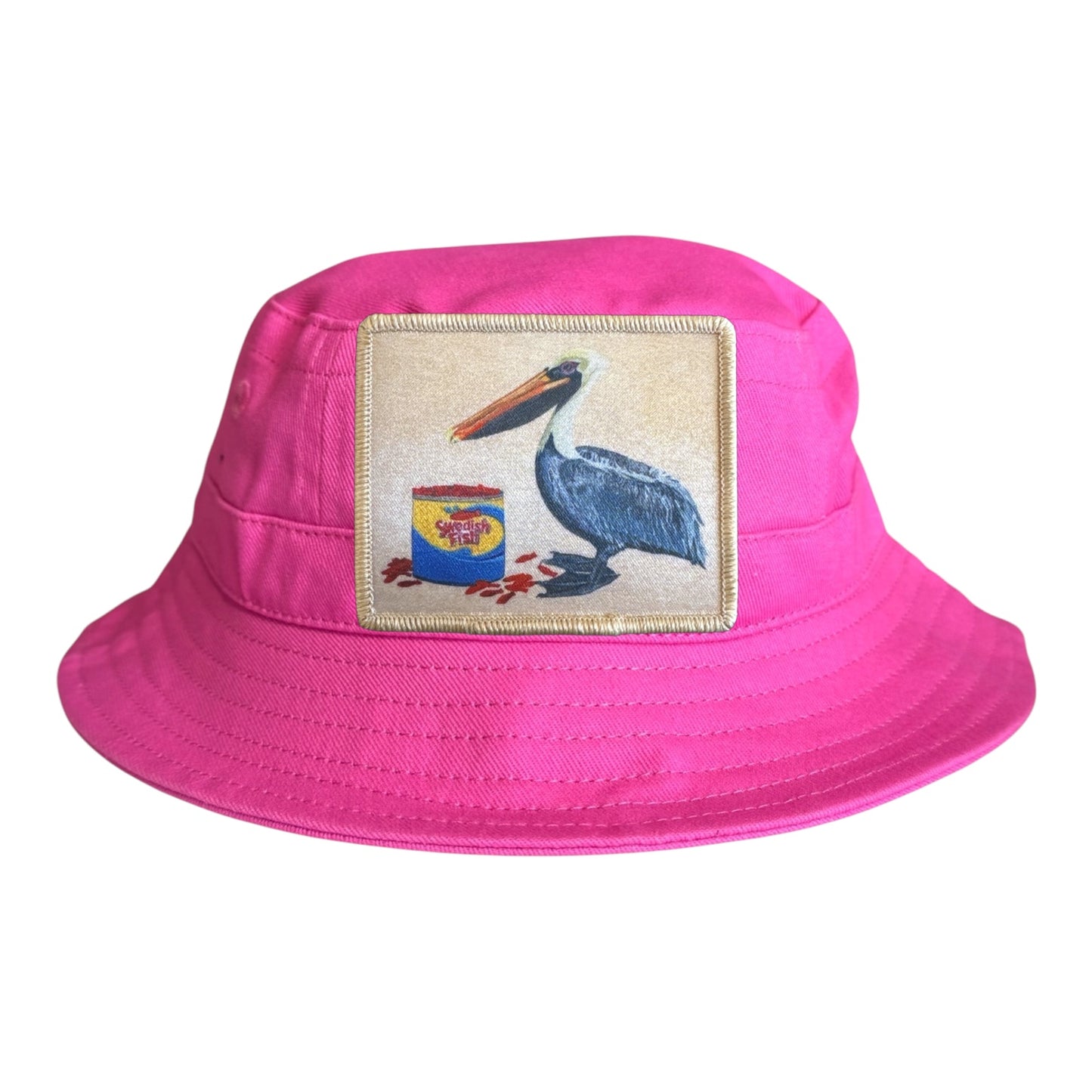 Neon Fuchsia Toddler Bucket Hat Hats FlynHats Gone Fishin'