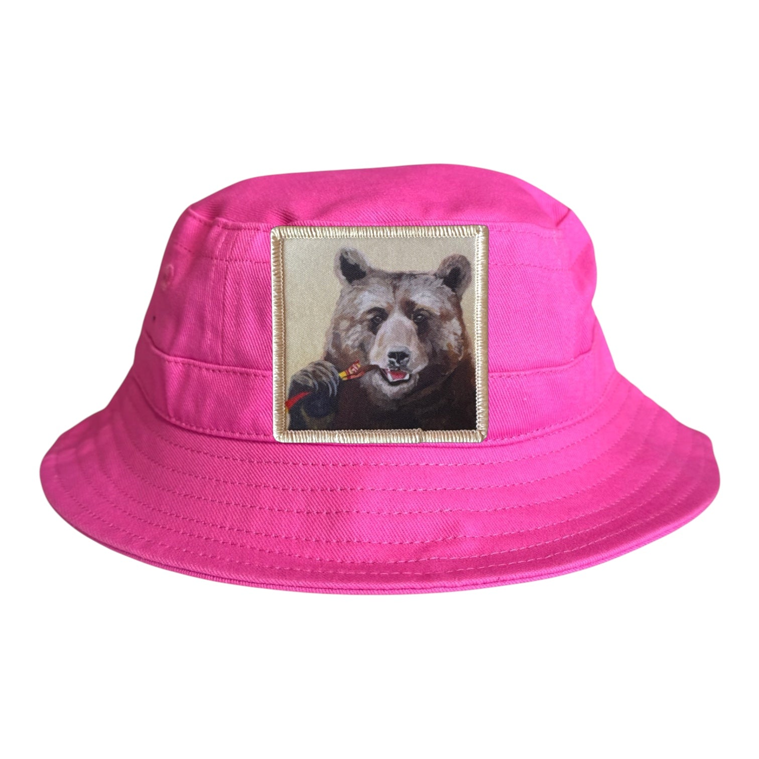 Neon Fuchsia Toddler Bucket Hat Hats FlynHats Slim Jimmy