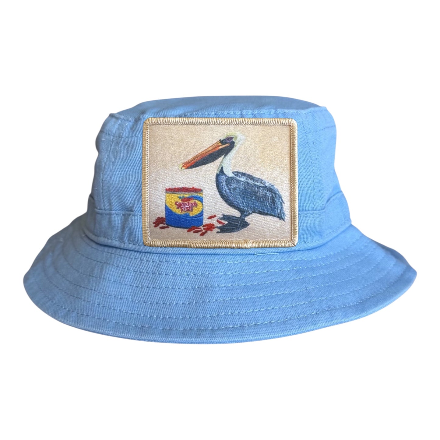 Blue Toddler Bucket Hat Hats FlynHats Gone Fishin'