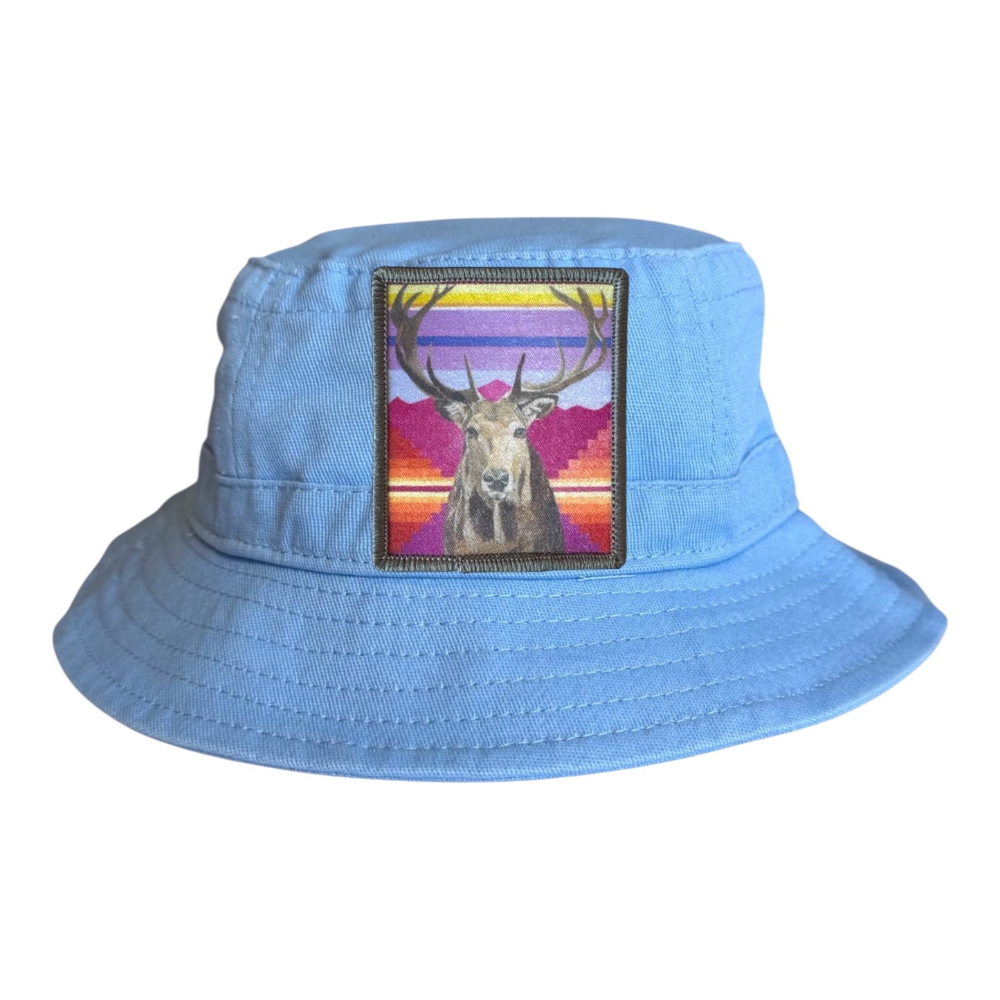 Blue Toddler Bucket Hat Hats FlynHats Elk