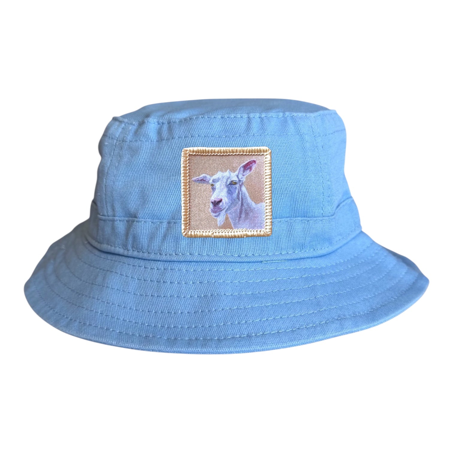 Blue Toddler Bucket Hat Hats FlynHats Little Goat