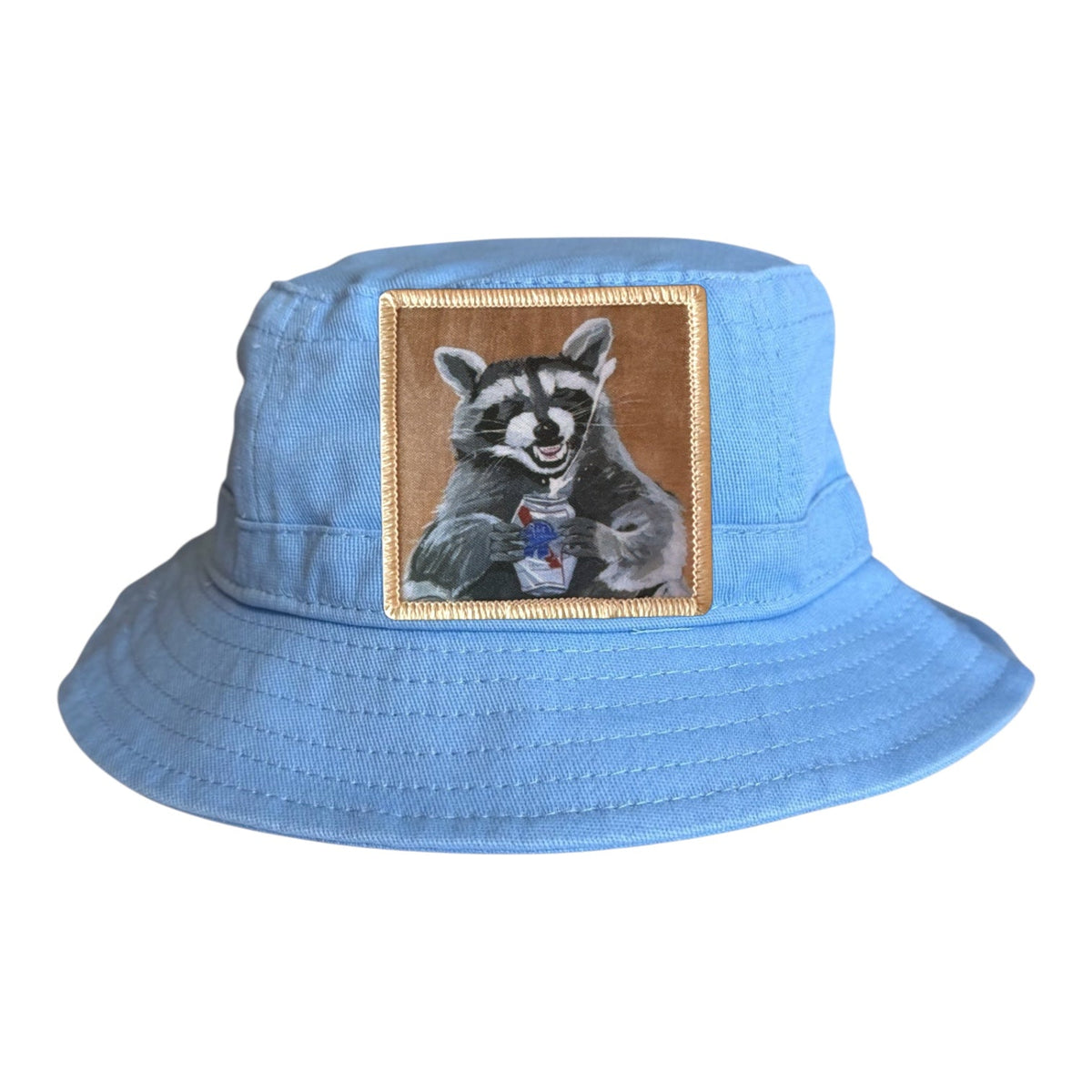 Beer Bandit Raccoon Youth/Toddler Bucket Hat - Blue