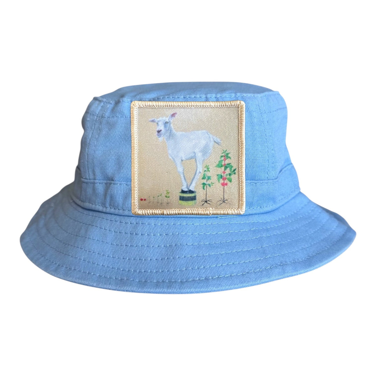 The Discoverer Goat Youth/Toddler Bucket Hat - Blue