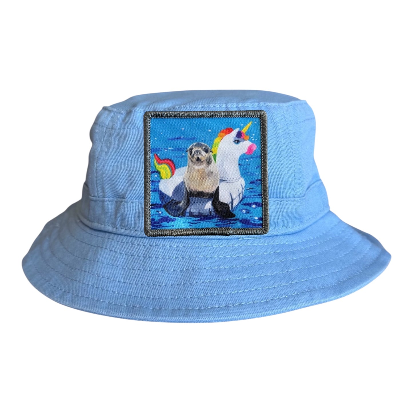 Blue Toddler Bucket Hat Hats FlynHats Unicorn Drifter