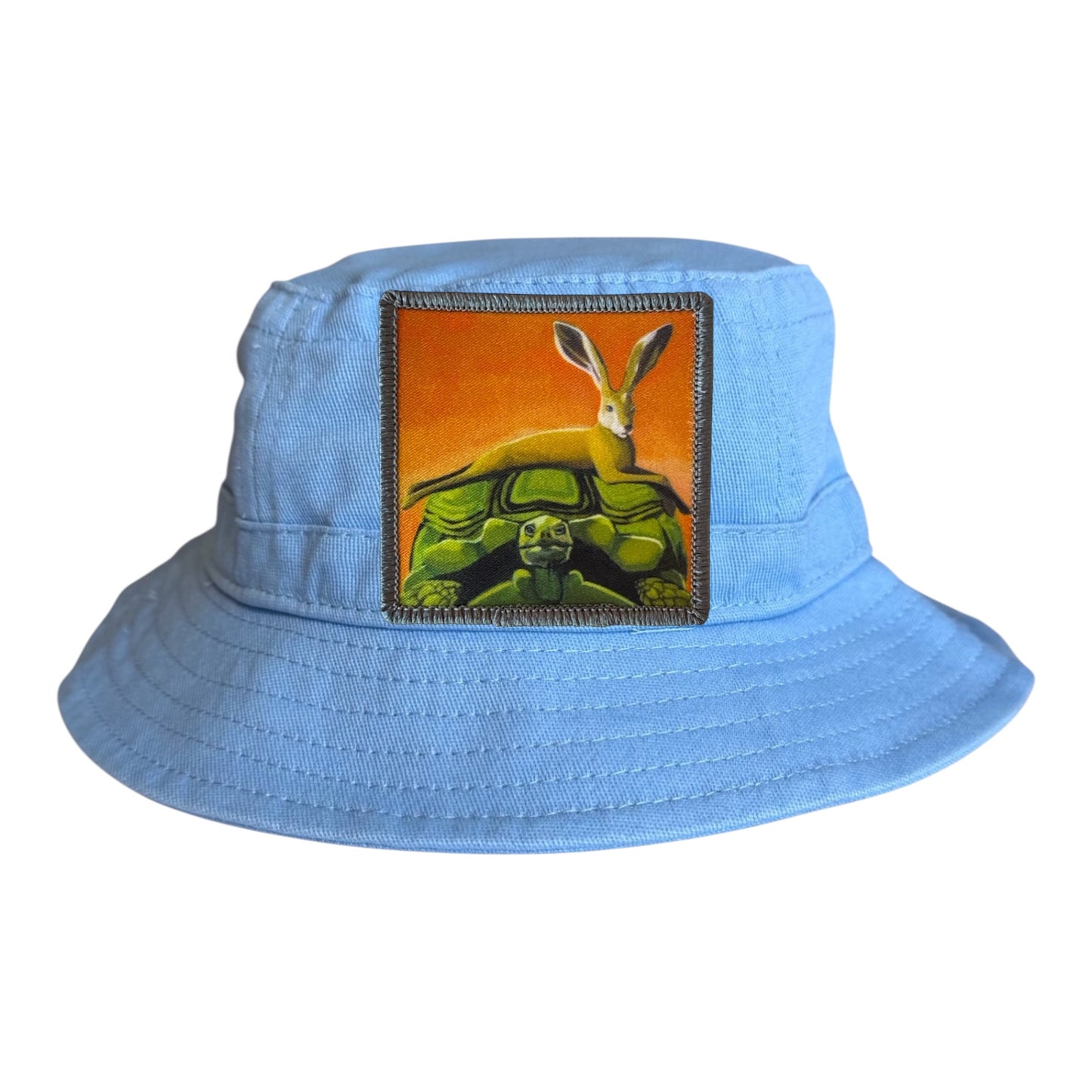 Blue Toddler Bucket Hat Hats FlynHats The Tortoise by a Hare