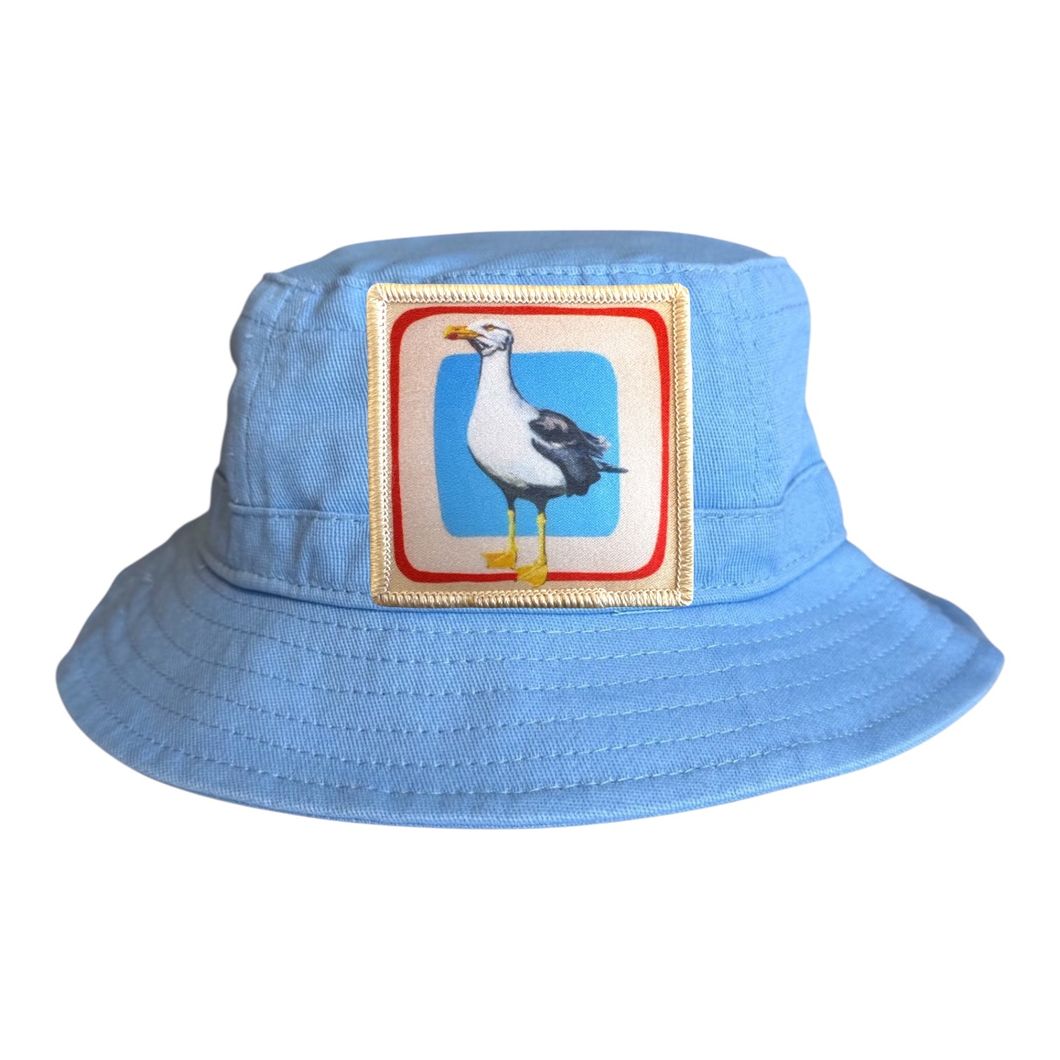 Blue Toddler Bucket Hat Hats FlynHats Seagull