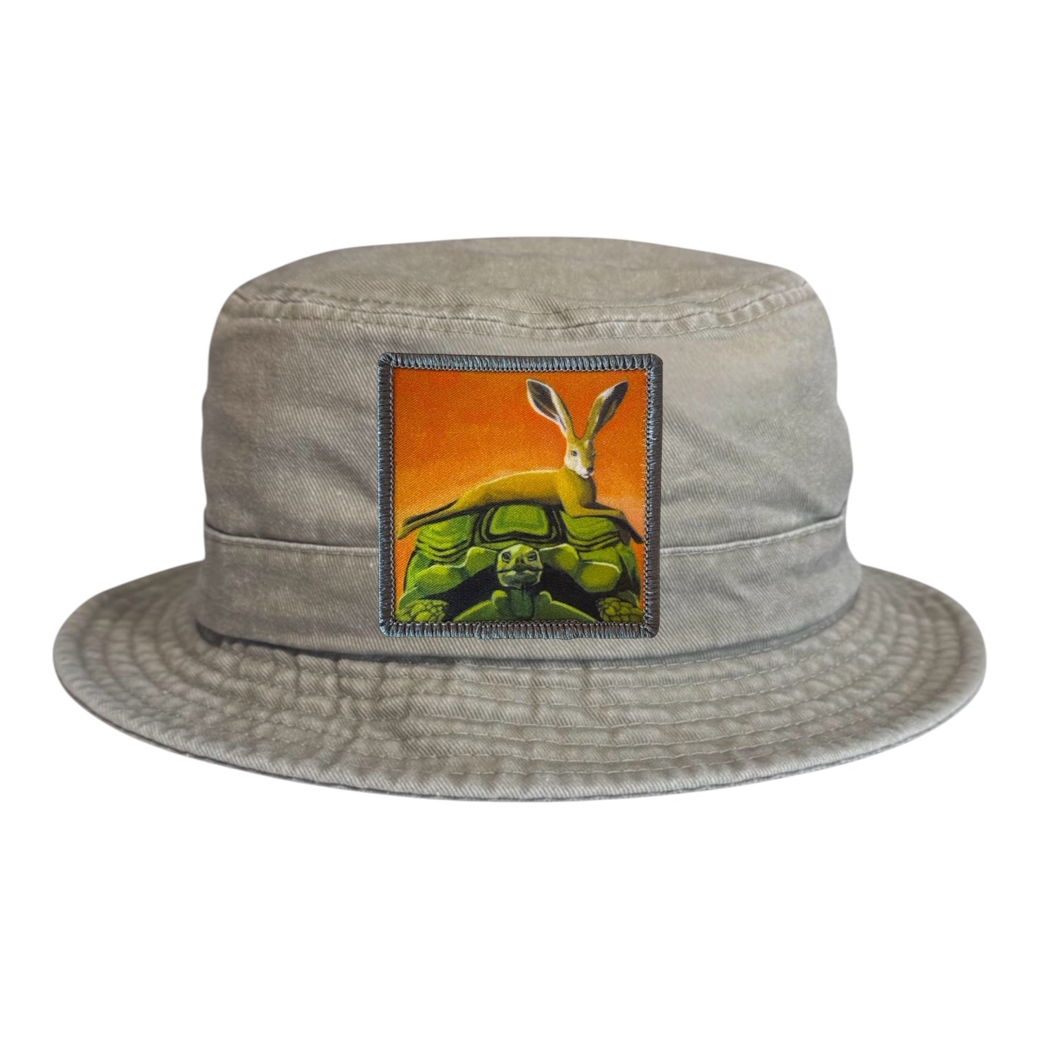 Tan Youth Bucket Hat Hats FlynHats The Tortoise by a Hare