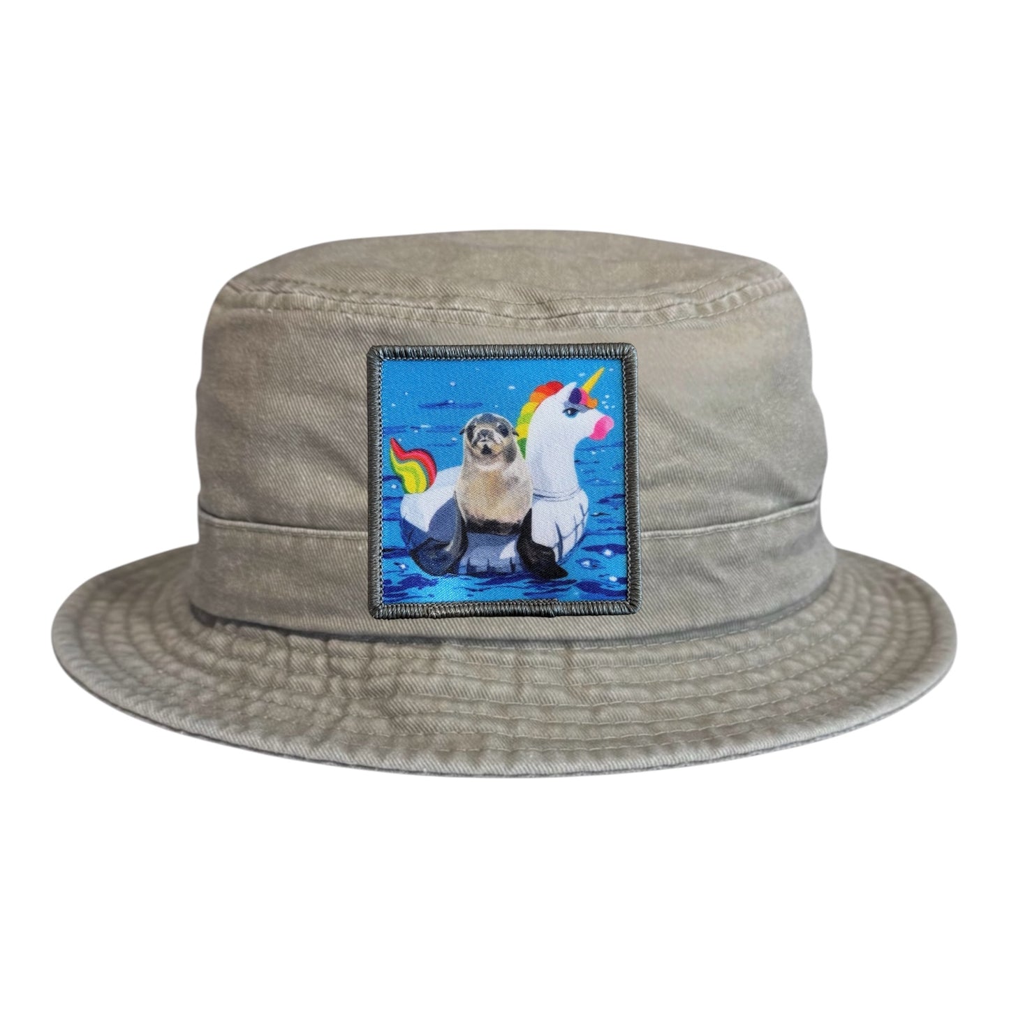 Tan Youth Bucket Hat Hats FlynHats Unicorn Drifter
