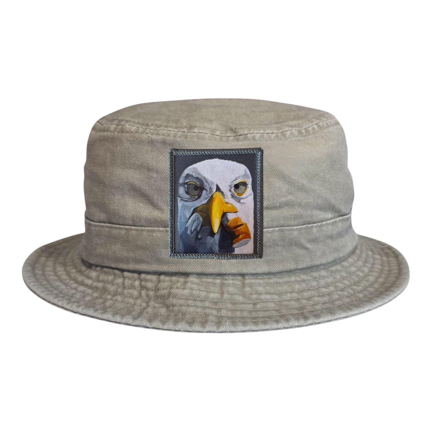Tan Youth Bucket Hat Hats FlynHats Seagull With Cig