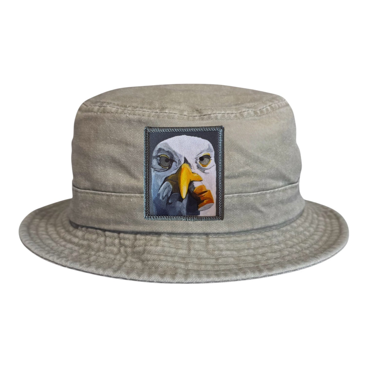 Seagull with Cig Youth/Toddler Bucket Hat - Tan