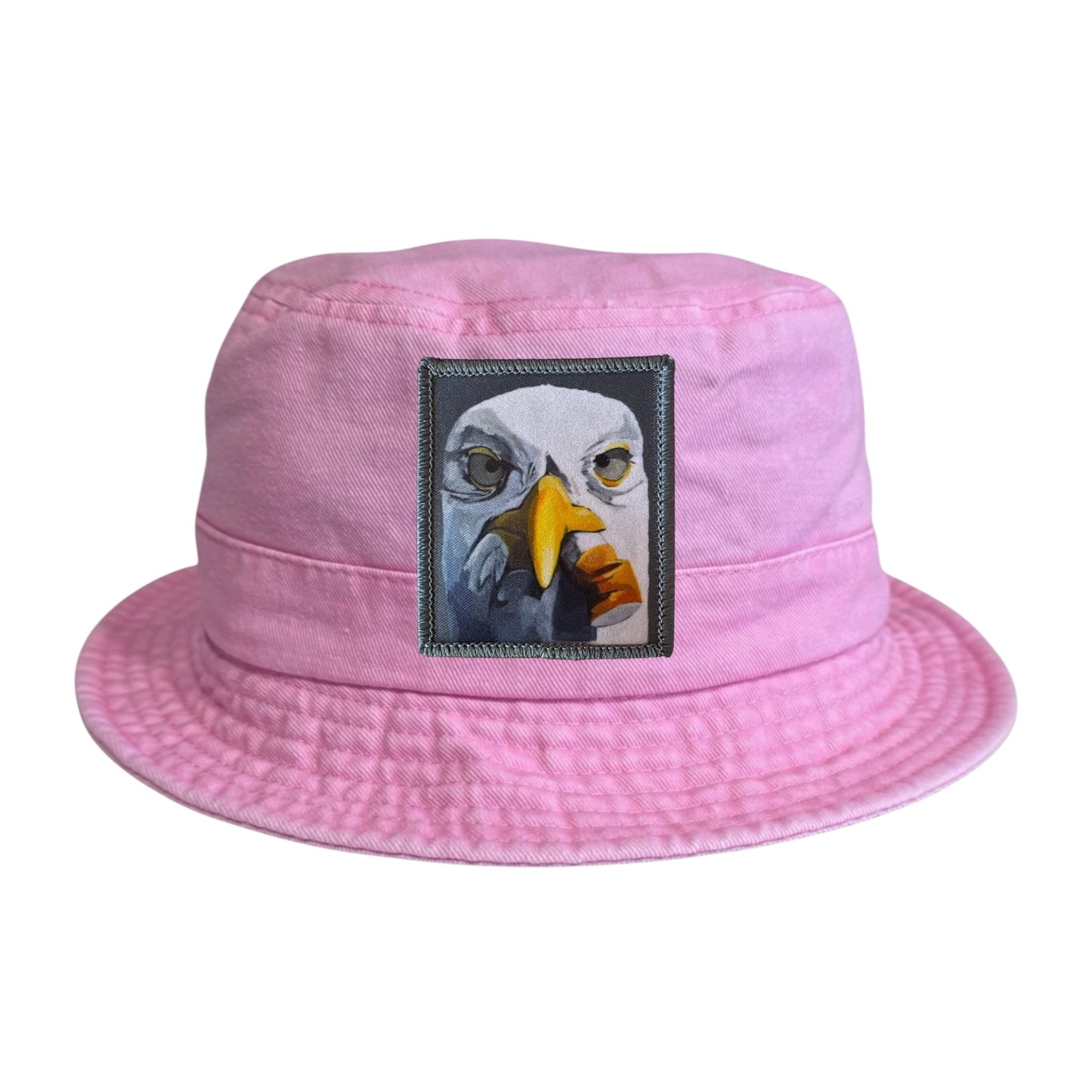 Pink Youth Bucket Hat Hats FlynHats Seagull With Cig