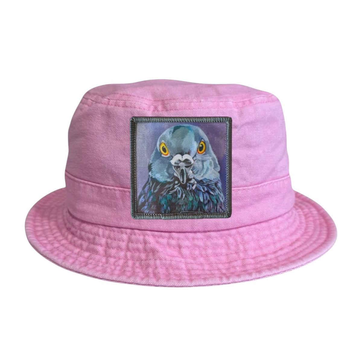 City Bird Pigeon Youth/Toddler Bucket Hat - Pink