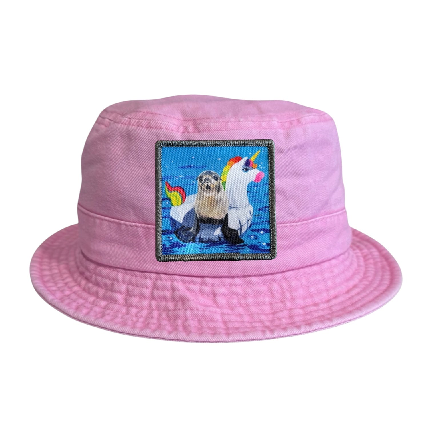 Pink Youth Bucket Hat Hats FlynHats Unicorn Drifter