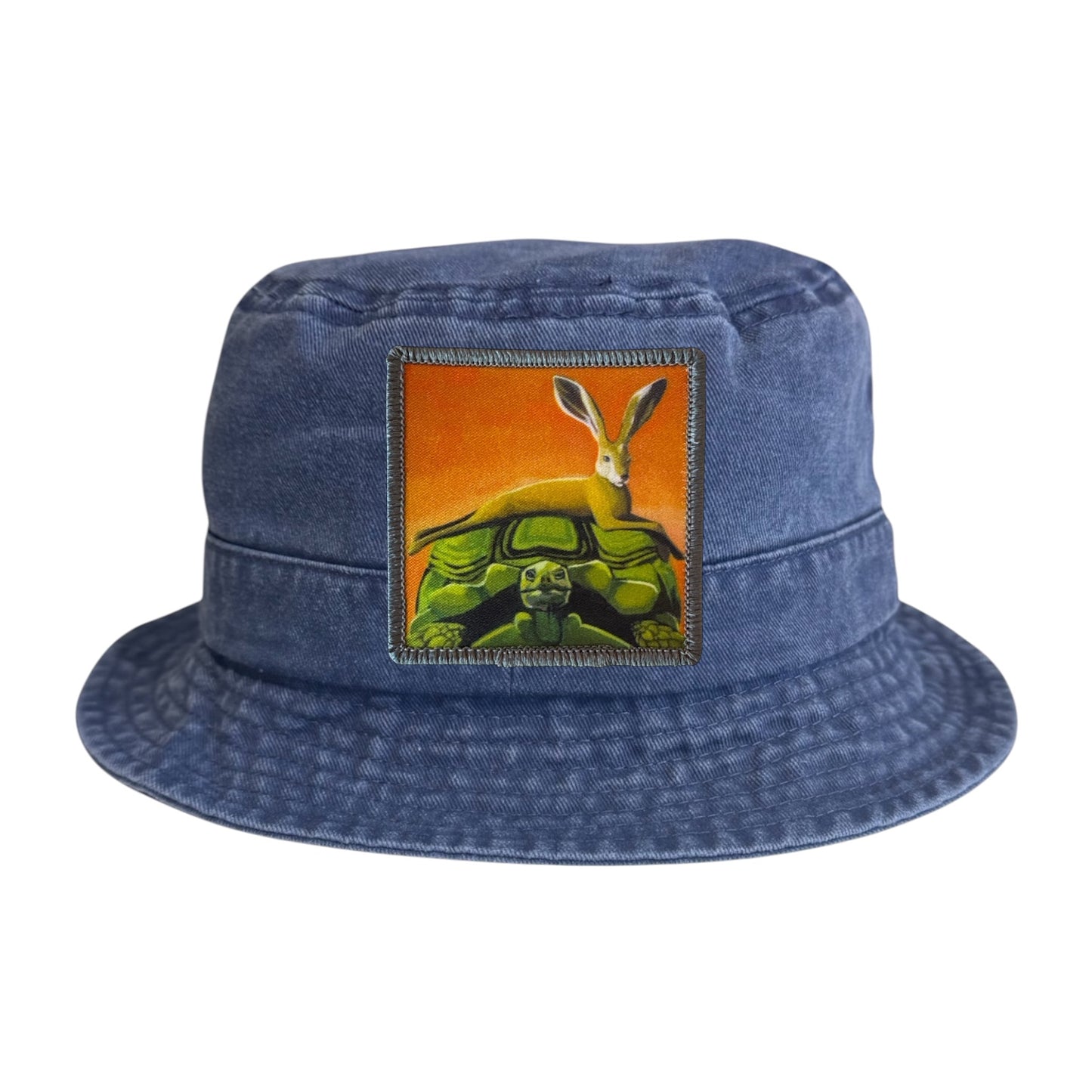Blue Youth Bucket Hat Hats FlynHats The Tortoise by a Hare