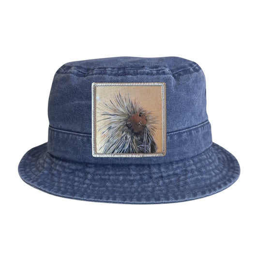 I Don't Mean to Burst Your Bubble Porcupine Youth/Toddler Bucket Hat Hats Flyn Hats Blue Youth
