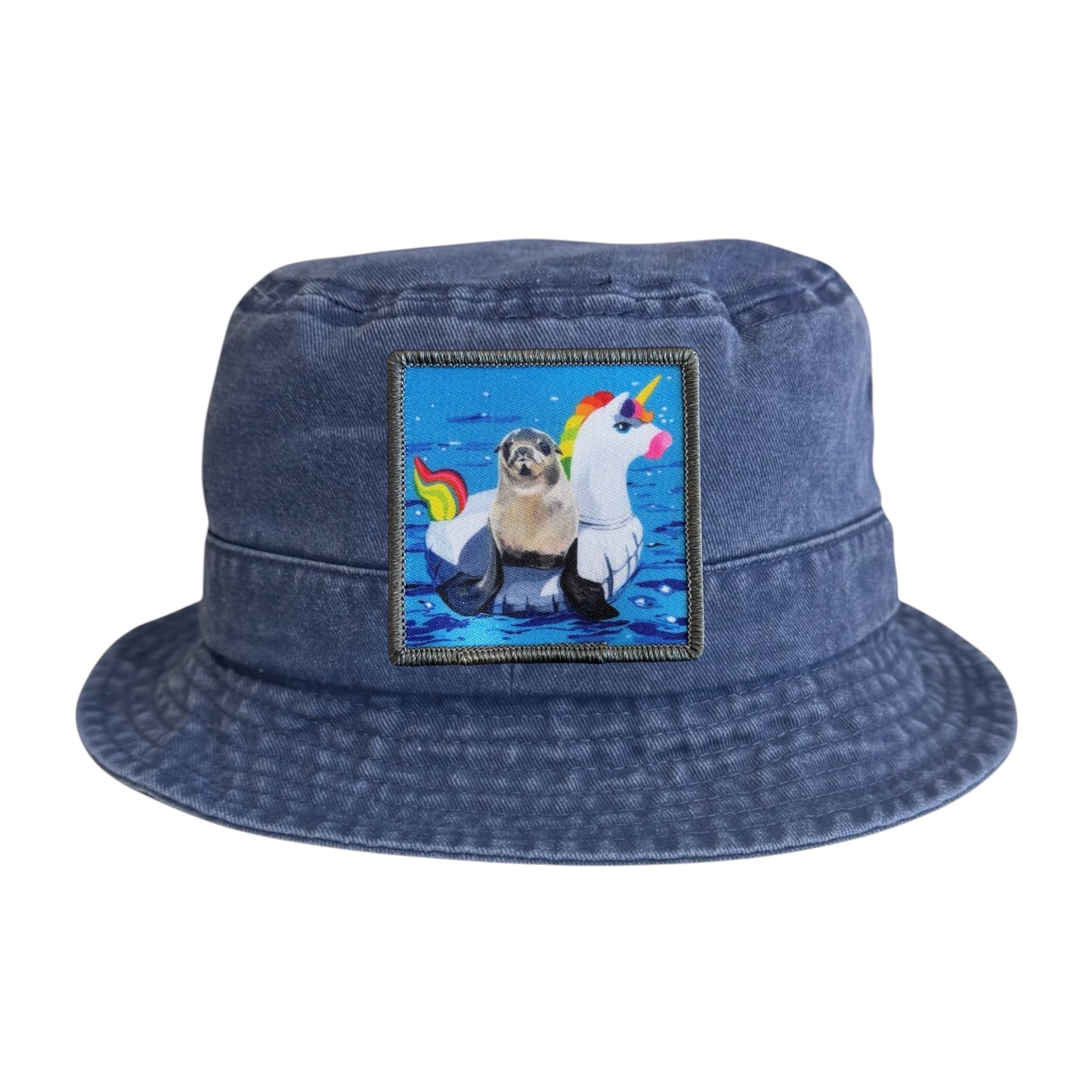 Blue Youth Bucket Hat Hats FlynHats Unicorn Drifter