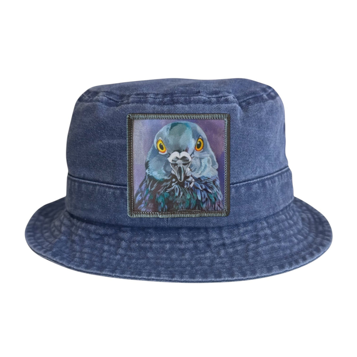 City Bird Pigeon Youth/Toddler Bucket Hat - Blue