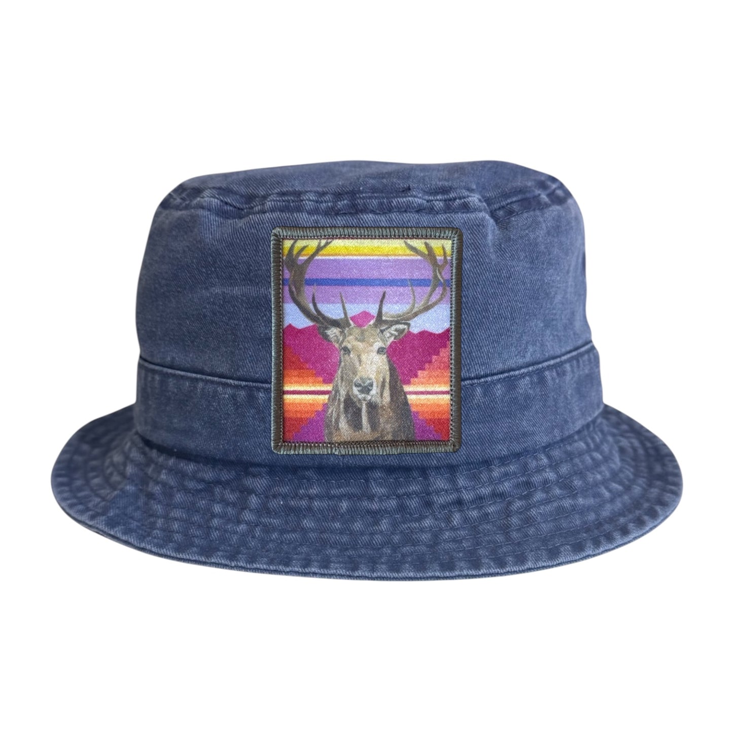 Blue Youth Bucket Hat Hats FlynHats Elk