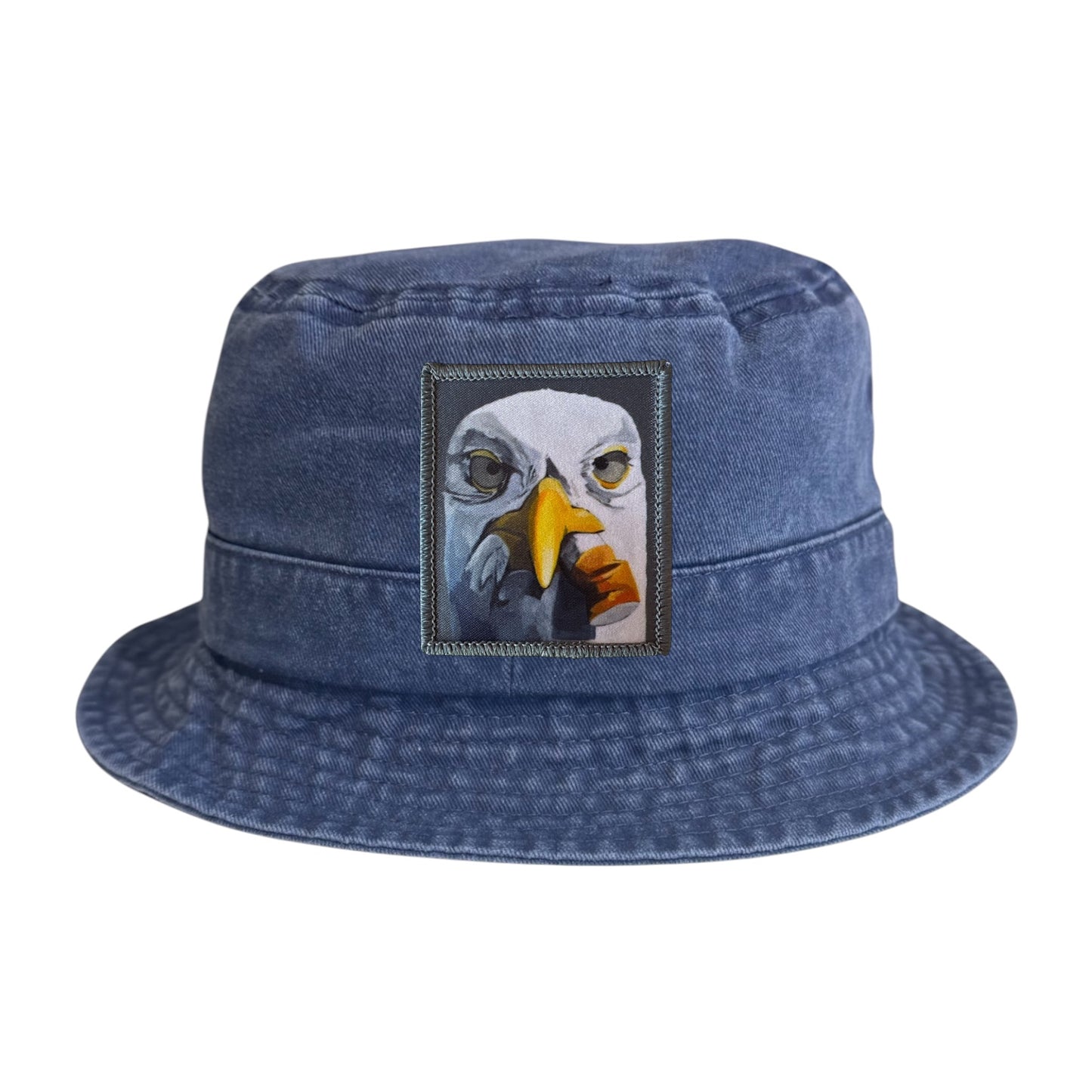 Blue Youth Bucket Hat Hats FlynHats Seagull With Cig