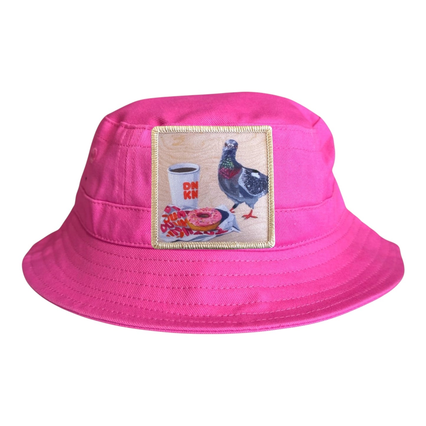 Neon Fuchsia Toddler Bucket Hat Hats FlynHats Pigeons Run On Donuts