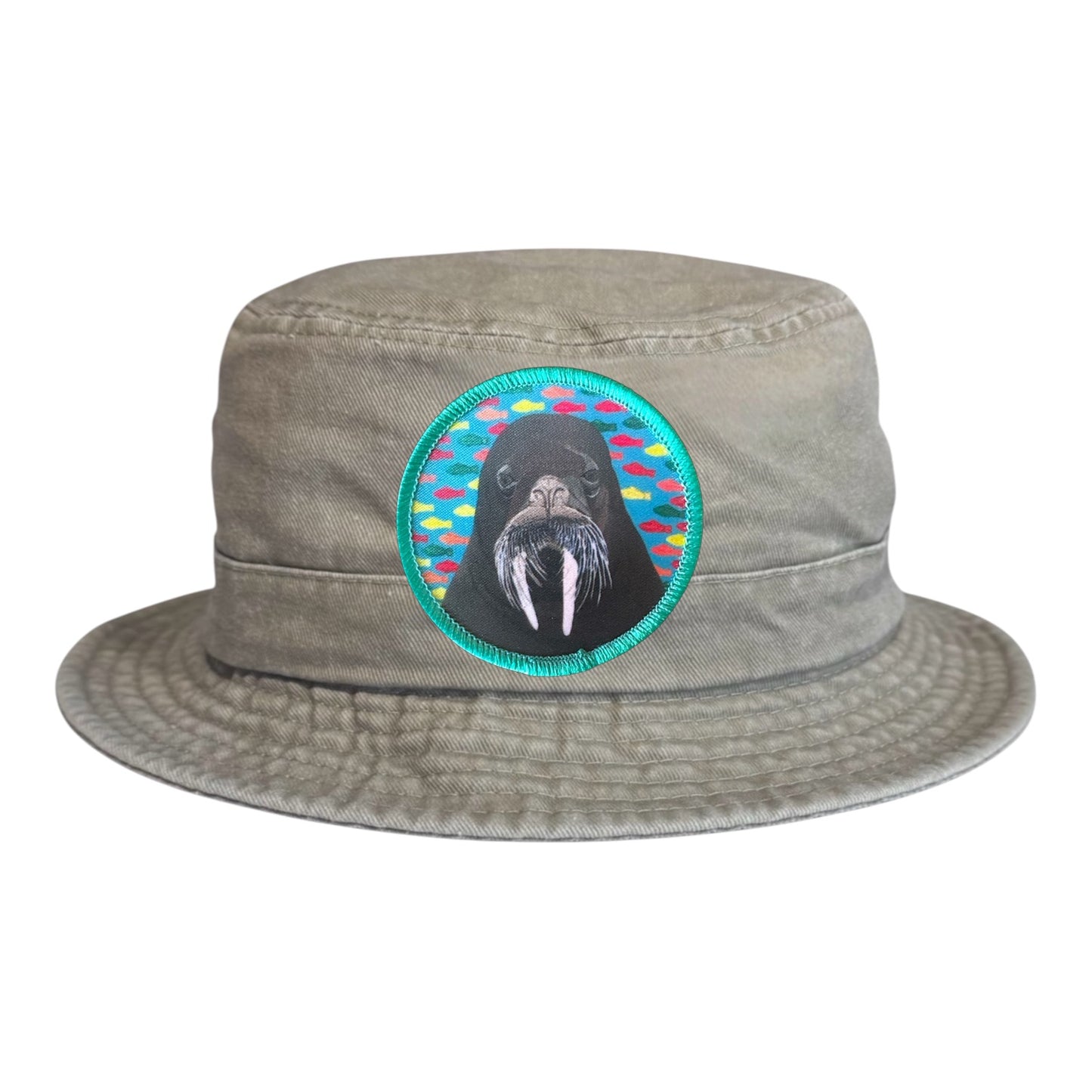 Tan Youth Bucket Hat Hats FlynHats Walrus
