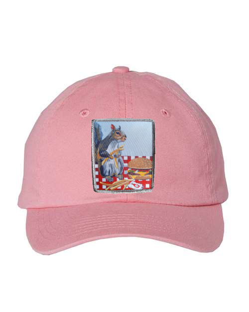 Pink Kid Hat Hats FlynHats Squirrel Burger  