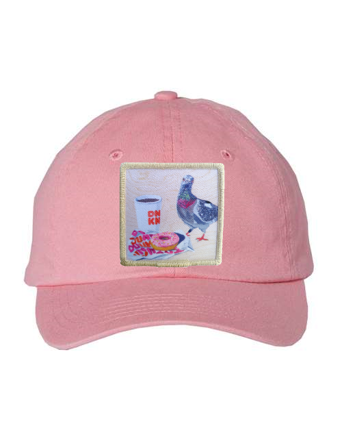 Pink Kid Hat Hats FlynHats Pigeons Run on Donuts  