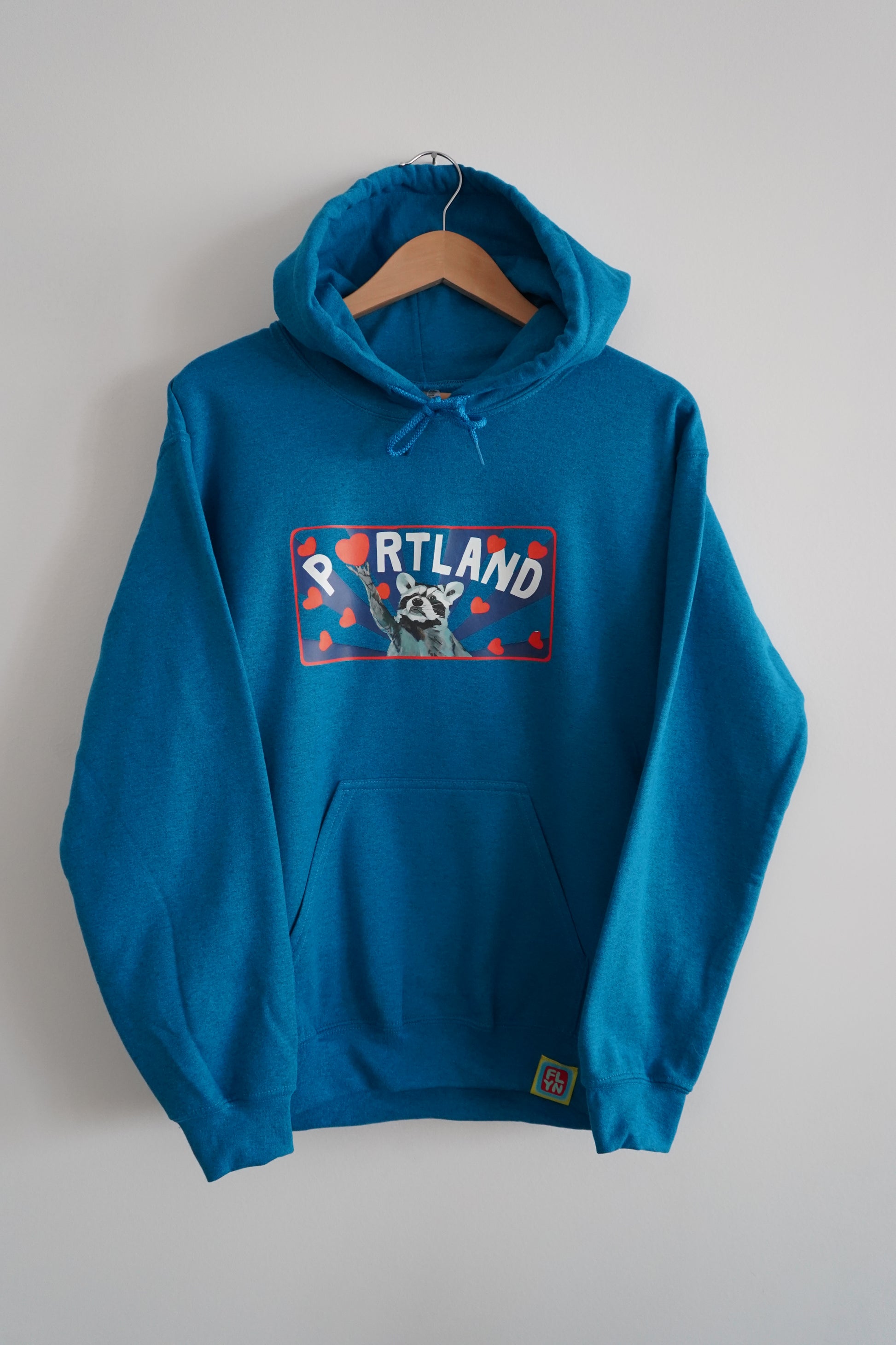 Portland Raccoon Hoodie Sweatshirt FlynHats