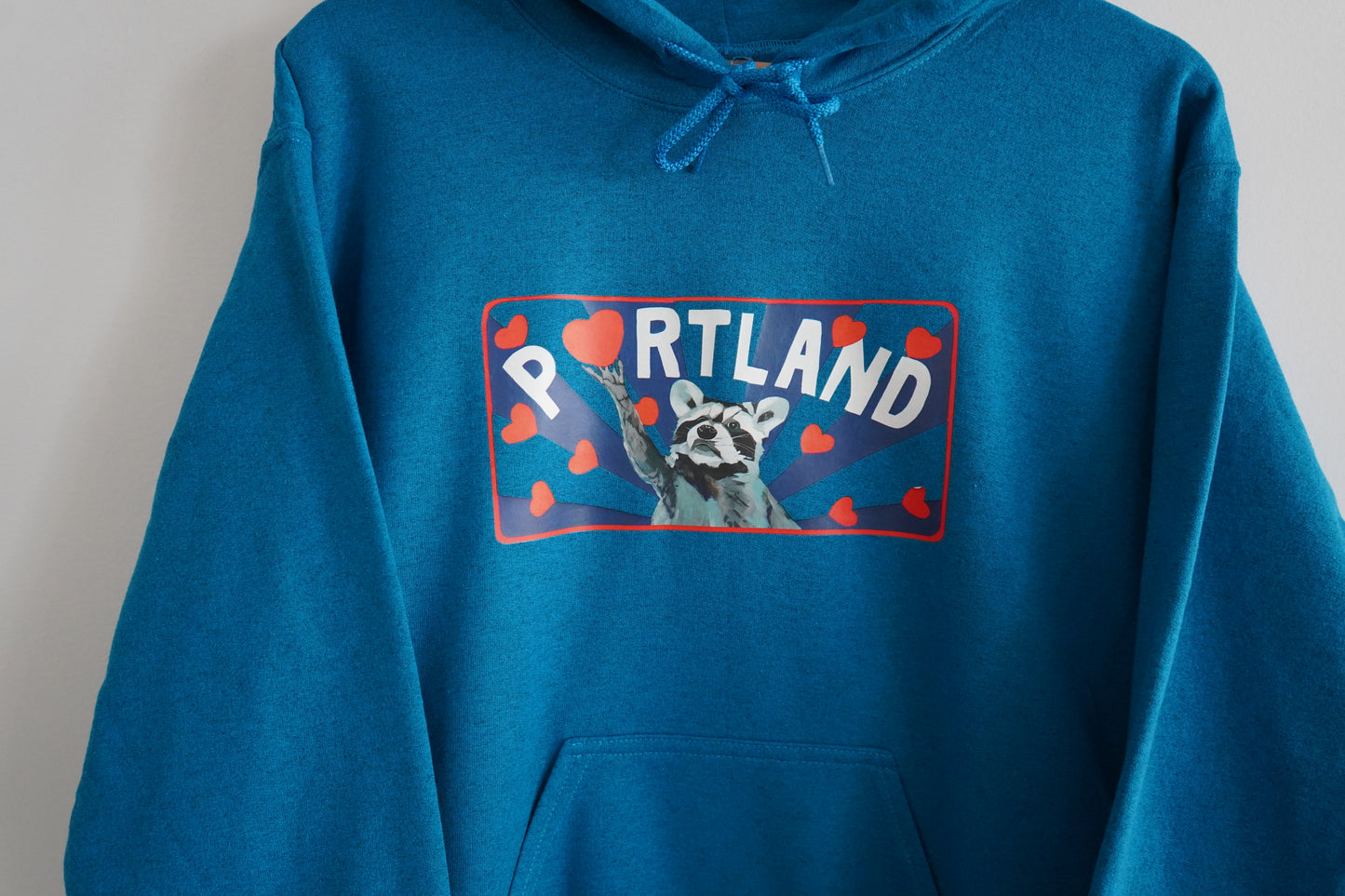 Portland Raccoon Hoodie Sweatshirt FlynHats