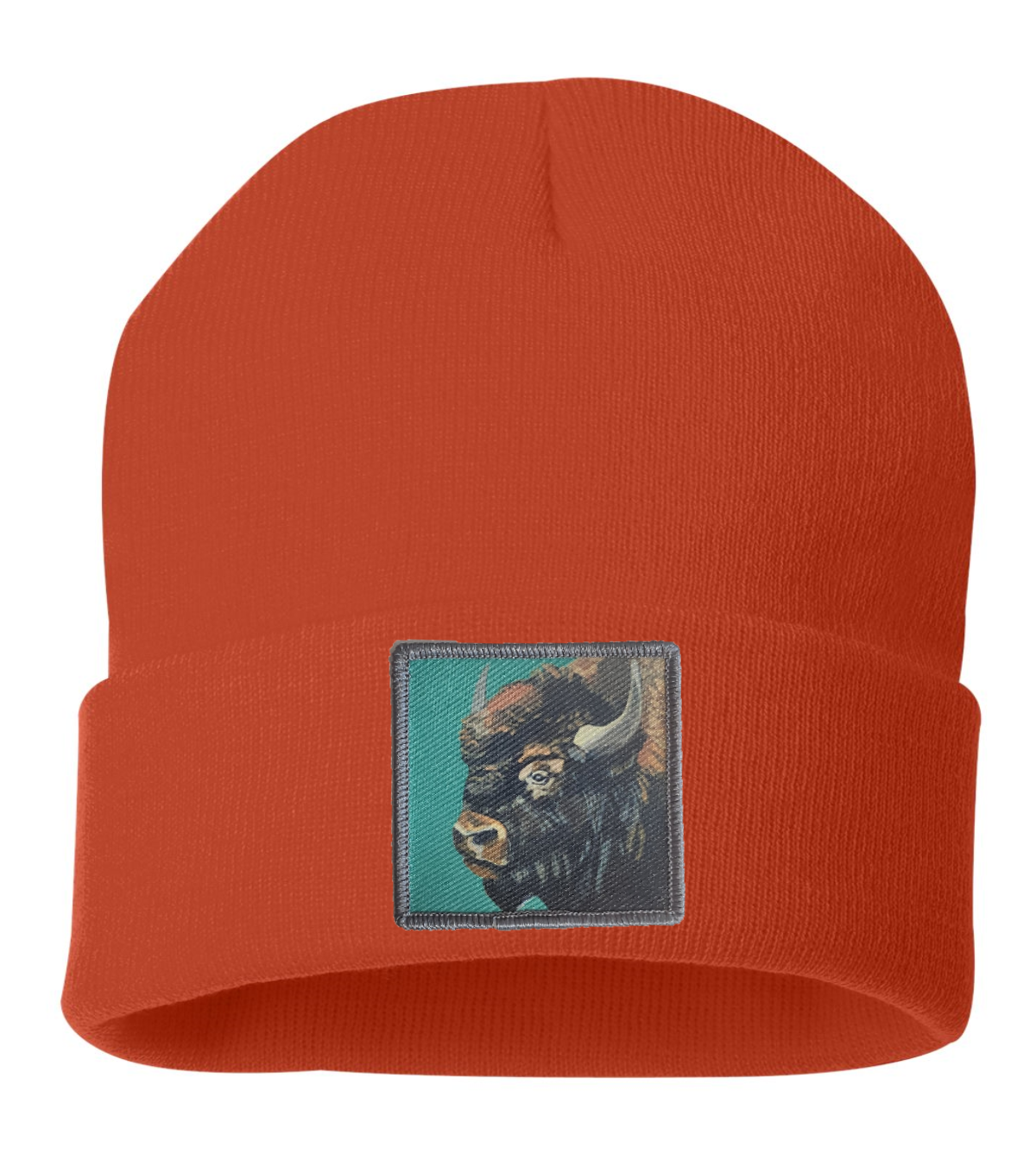 Bison Beanie Hats FlynHats Burnt Orange