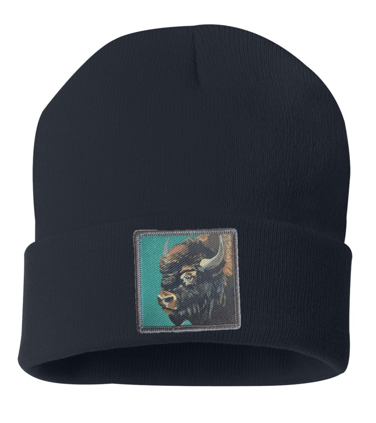 Bison Beanie Hats FlynHats Black