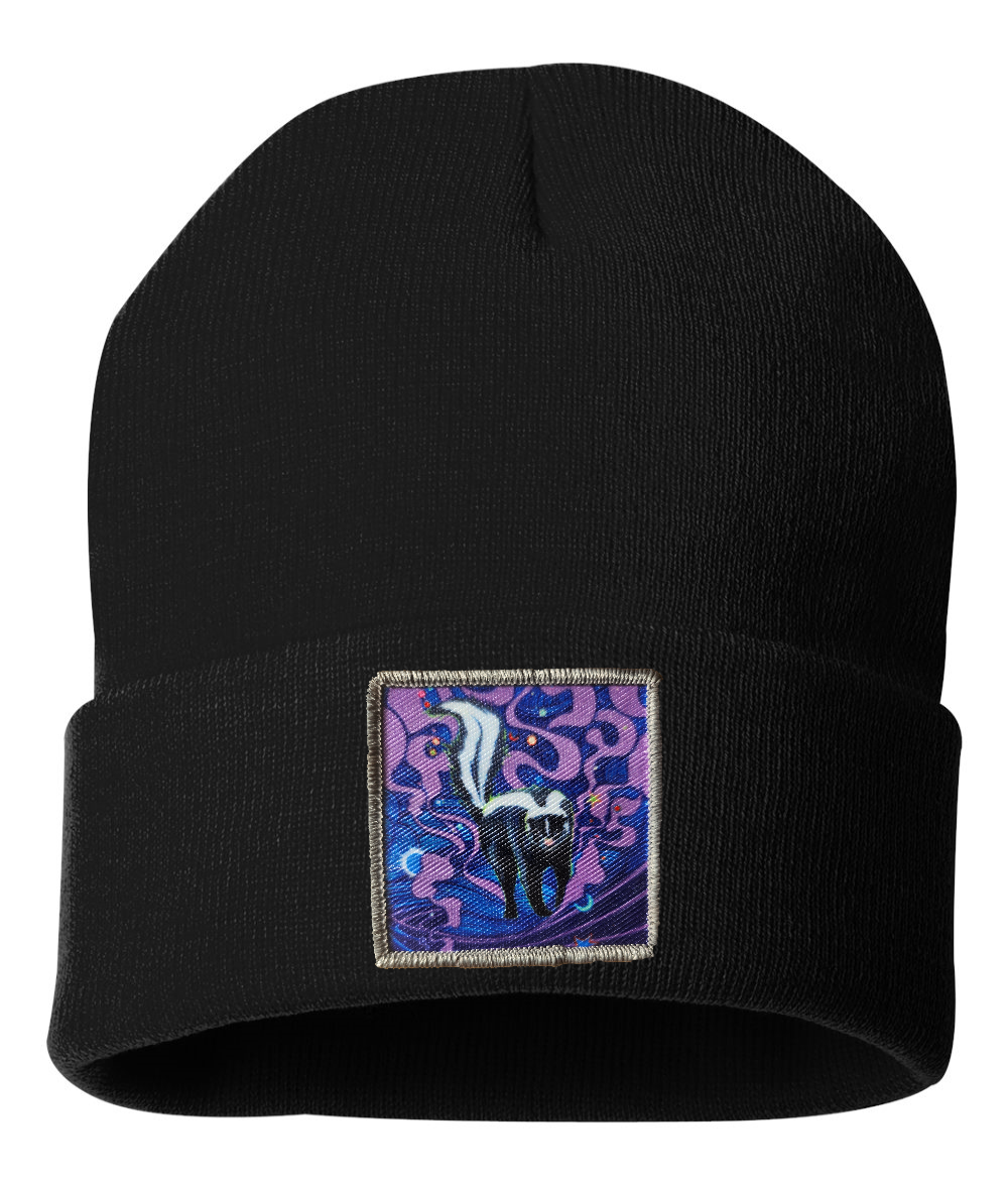 Skunky Haze Beanie Hats FlynHats Black  