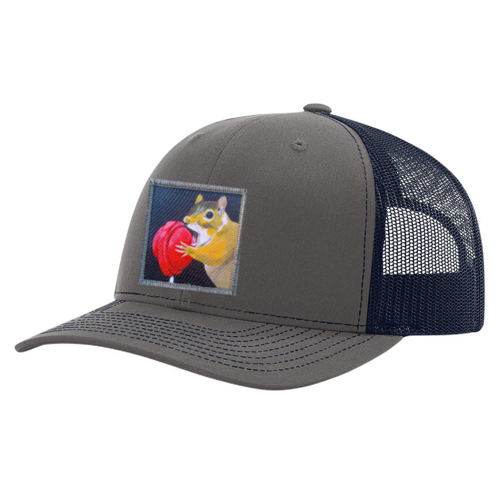 Charcoal/ Navy Trucker Hats Flyn Costello Lolly  