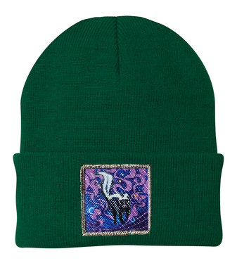 Skunky Haze Beanie Hats FlynHats Forest Green  