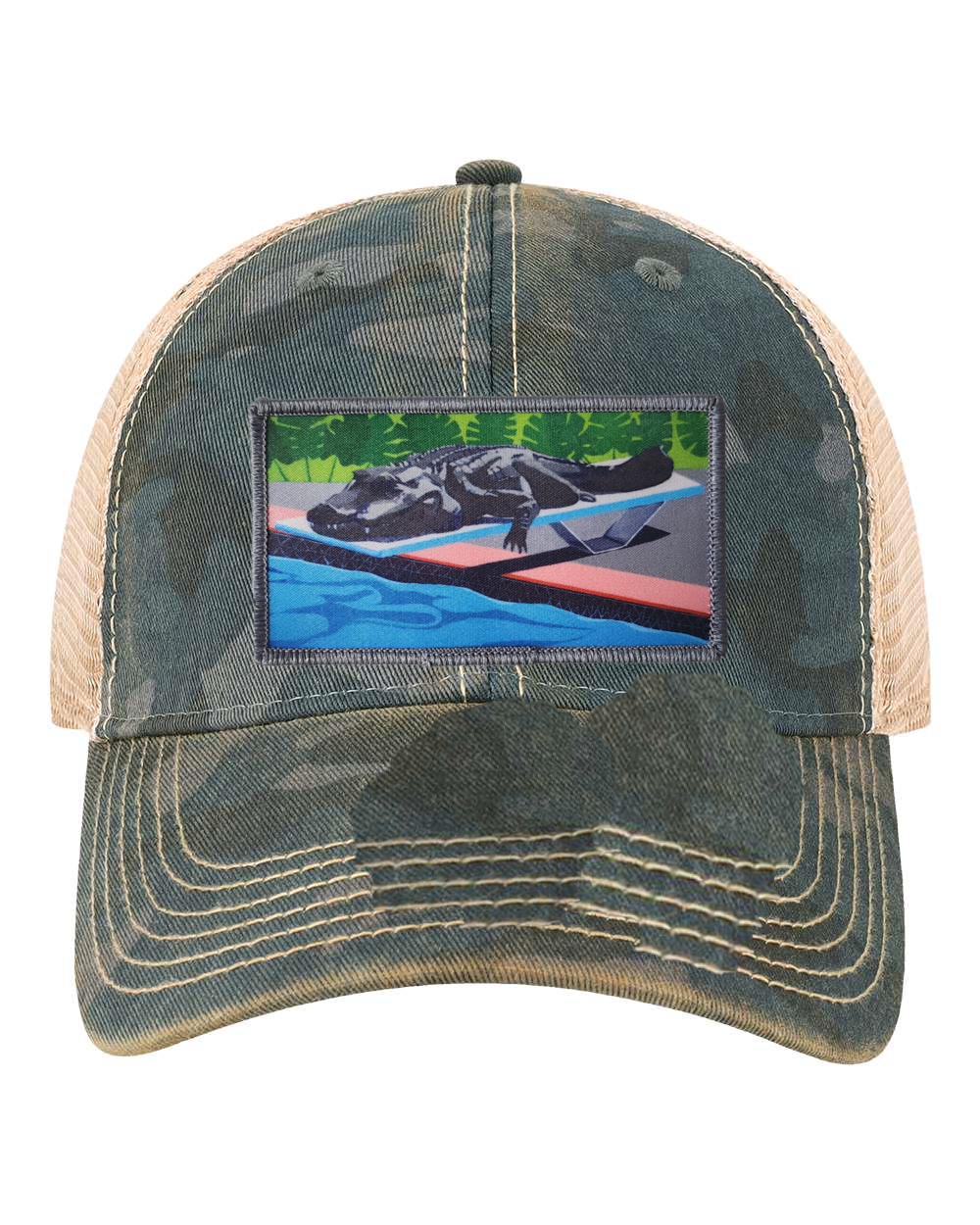 Navy Camo Unstructured Hats Flyn Costello Pool Party Canceled  