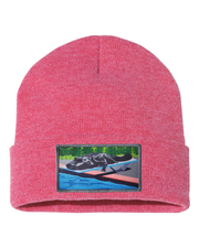 Pool Party Canceled Hats FlynHats Heather Red  