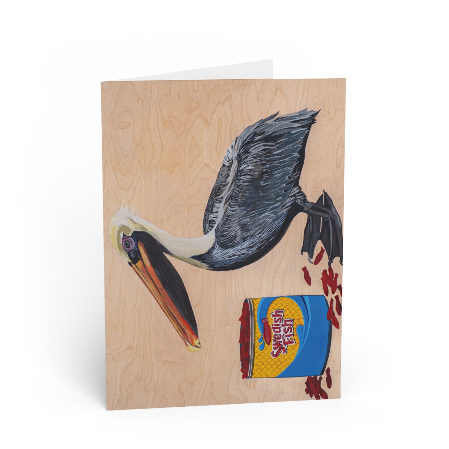 Gone Fishin' Greeting Card Flyn_Costello_Art