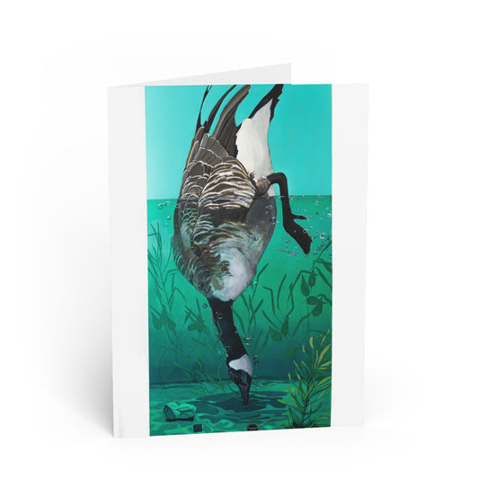Goose Greeting Card Flyn_Costello_Art
