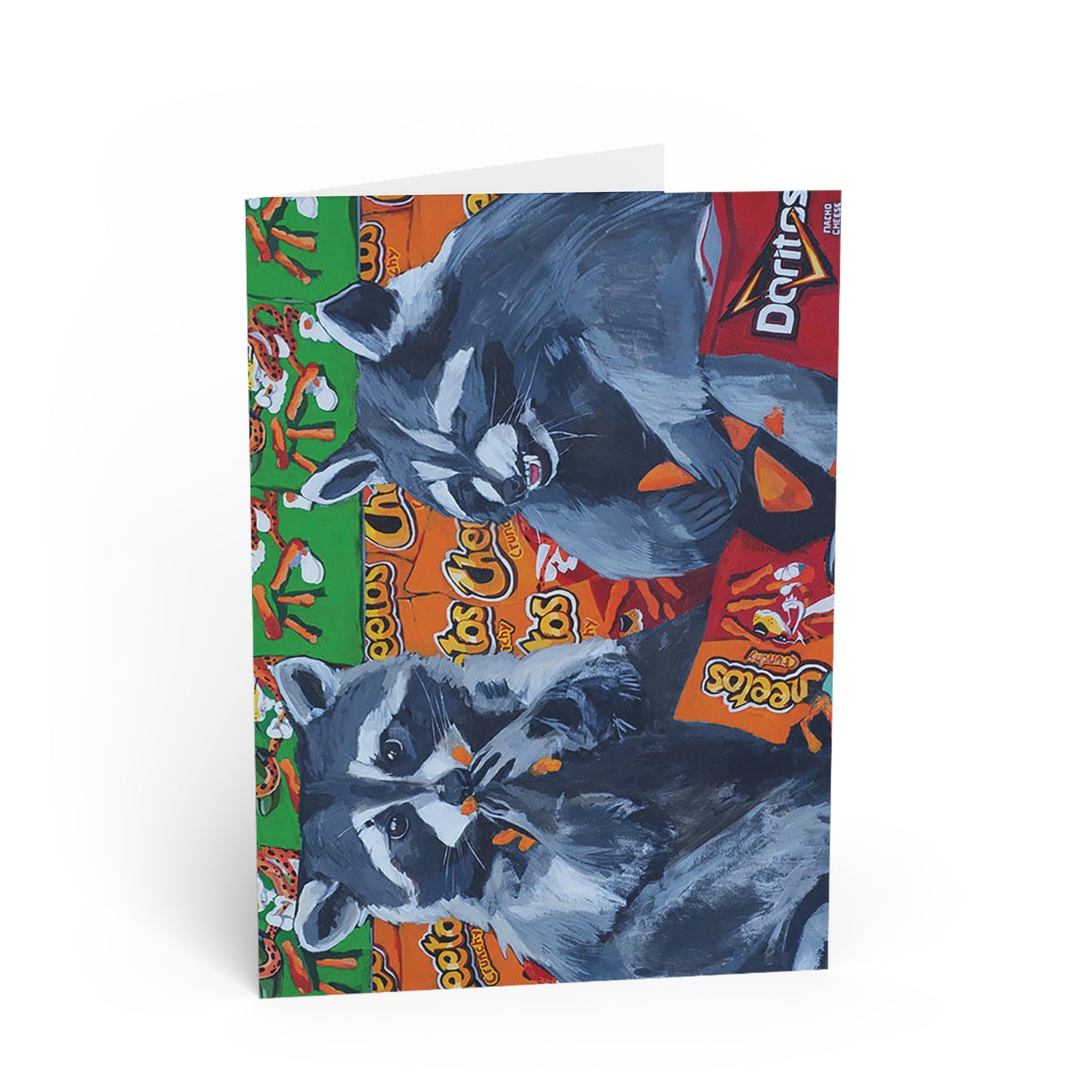 Junkfood Bandits Greeting Card Flyn_Costello_Art