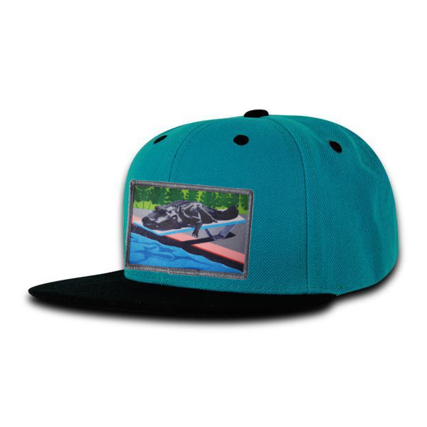 Kids Teal/Black Trucker Hats FlynHats Pool Party Canceled  