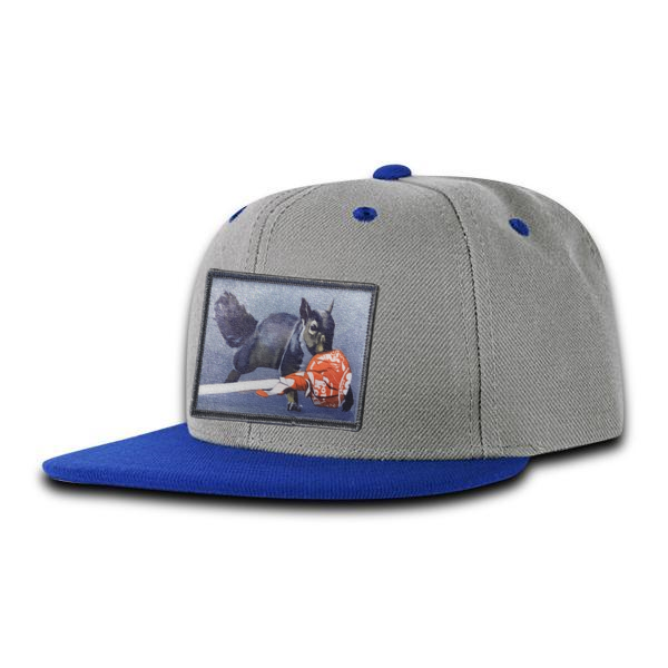 Kids Grey/Blue Trucker Hats FlynHats Secret Stash  