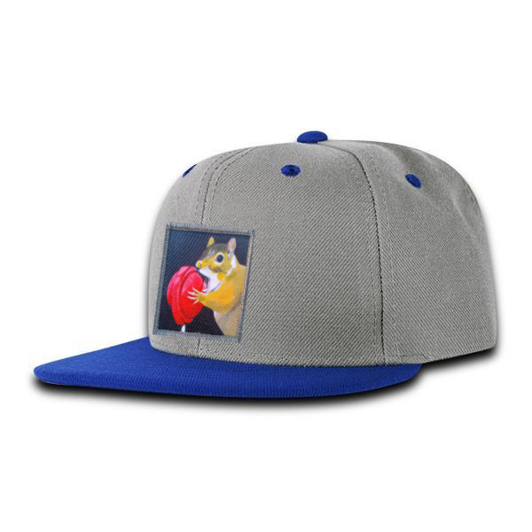 Kids Grey/Blue Trucker Hats FlynHats Lolly  