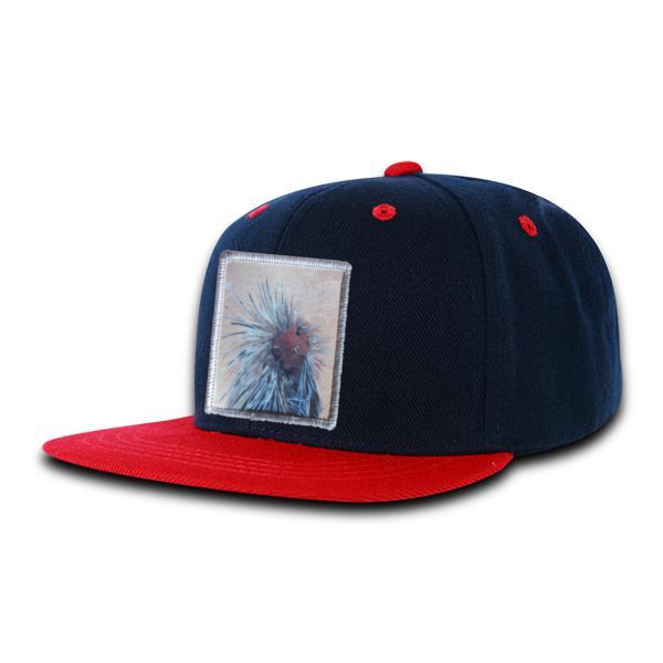 Kid's Trucker Navy/Red Hats Flyn Costello Porcupine  