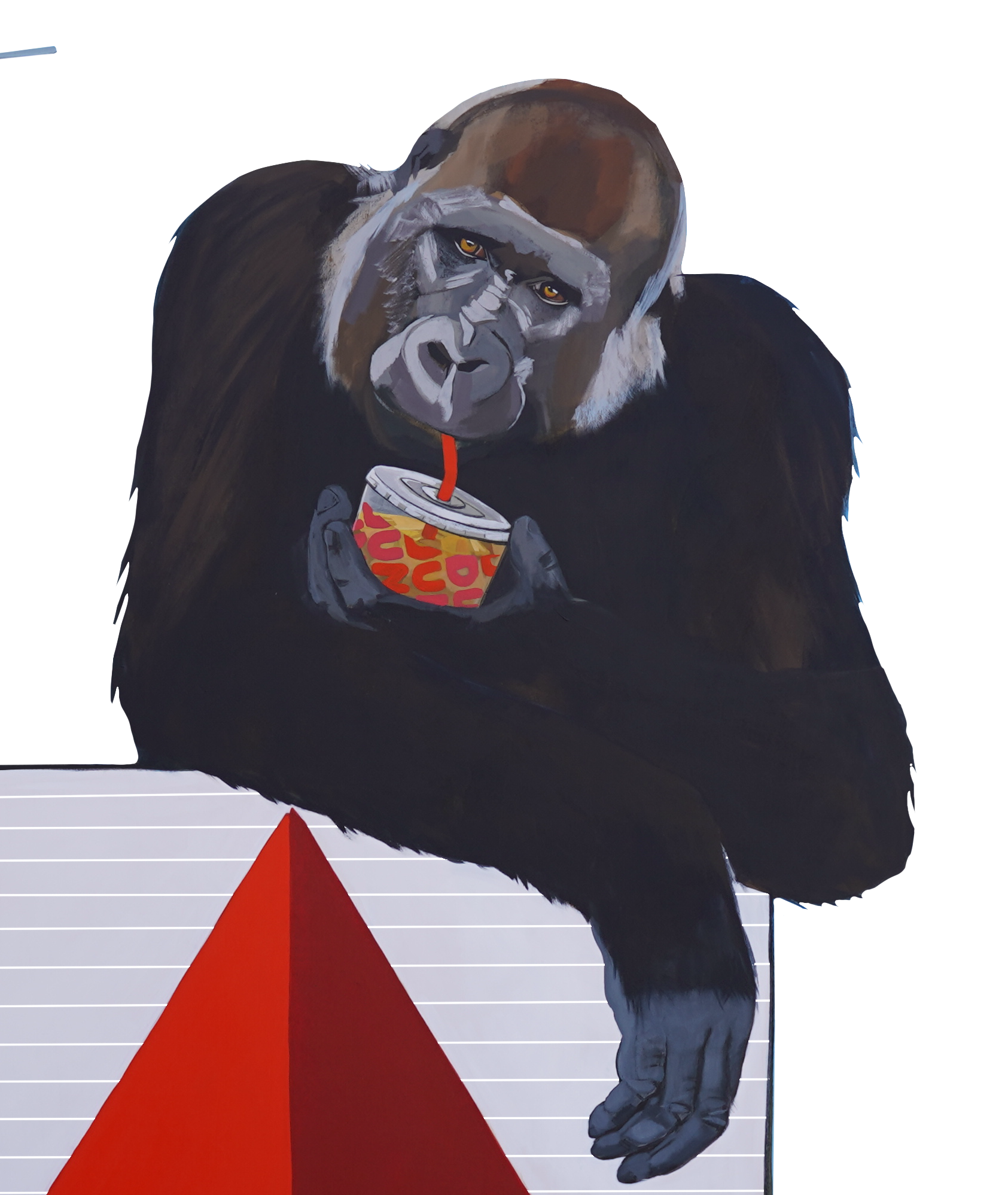 KING of BOSTON Gorilla t-shirt t shirt Flyn_Costello_Art