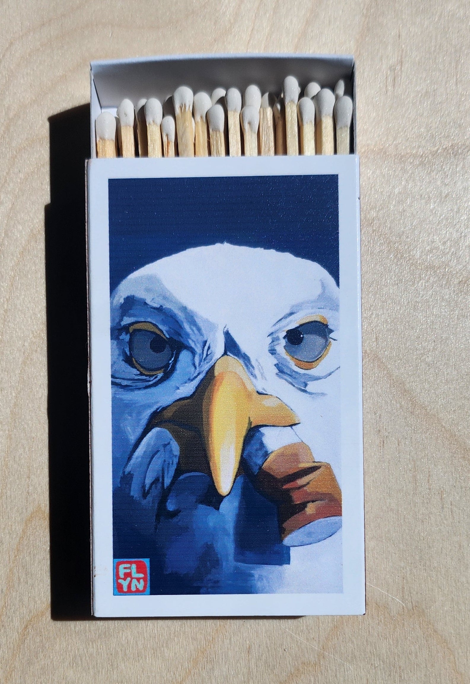 Seagull With Cig Match Box FLYNhats