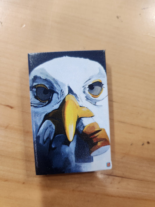 Seagull With Cig Match Box Small matches Flyn_Costello_Art