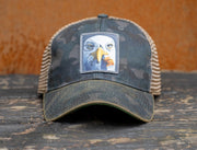 Navy Camo Unstructured Hats Flyn Costello   
