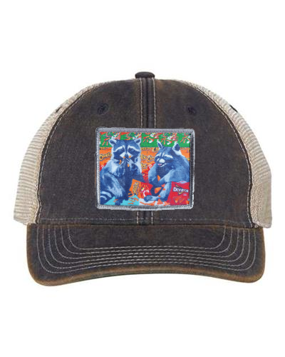 Navy/ Khaki Trucker Cap Hats FlynHats Junkfood Bandits  