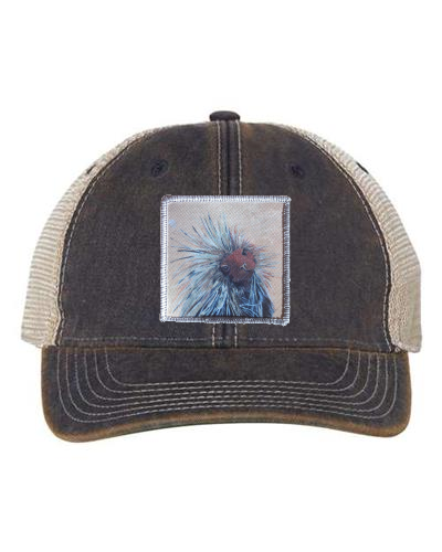 Navy/ Khaki Trucker Cap Hats FlynHats Porcupine  